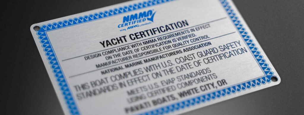 yacht certified definition